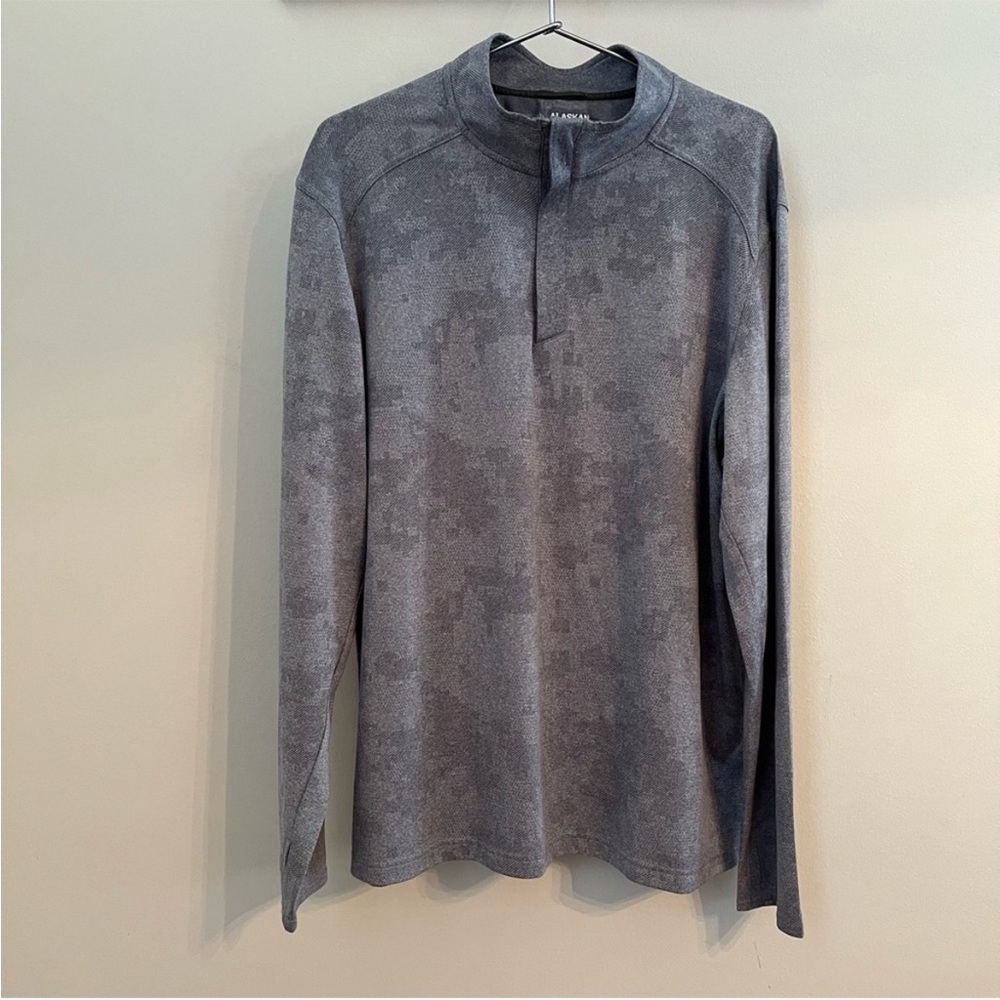 Alaskan Hardgear Men's Gray Athletic Long Sleeve Shirt Size Large